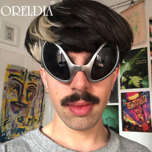 Load image into Gallery viewer, Steampunk Alien Props Glasses Holiday Party Party Dance Party Funny Glasses Alien Styling Sunglasses Adult/Child Eyewear UV400