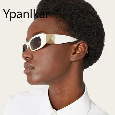 Steampunk Brand Sunglasses Men Women  Rectangle Designer Sun Glasses Female Vintage Retro Shades Oculos De Sol