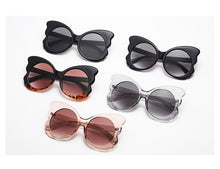 Load image into Gallery viewer, Steampunk Butterfly Sunglasses Women Men Oversized Sun Glasses Goggle Shades UV400 Female Punk Ladies Eyewear Gafas De Sol