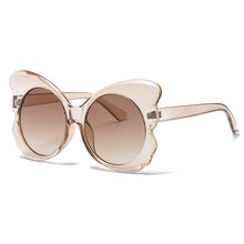 Load image into Gallery viewer, Steampunk Butterfly Sunglasses Women Men Oversized Sun Glasses Goggle Shades UV400 Female Punk Ladies Eyewear Gafas De Sol