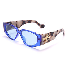 Load image into Gallery viewer, Steampunk Cat Eye Sunglasses Women  Brand Designer Sun Glasses Men UV400 Punk Shades Bee Eyewear