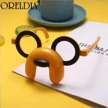 Load image into Gallery viewer, Steampunk Party Glasses Dog Puppy Personality Prom Funny Glasses Party Eyewear Frames Halloween Decorative Eyewear