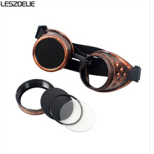 Load image into Gallery viewer, Steampunk Glasses Man Cosplay Vintage Goggles Women  Punk Glasses Men Wedding Party Gothic Glasses