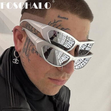 Steampunk Goggle Sunglasses Women Men Brand Designer Mirror Sport  Vintage Punk Sun Glasses Man y2k Shades Oculos UV400