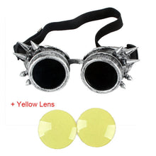 Load image into Gallery viewer, Steampunk Goggles Glasses Retro Welding SteamPunk Gothic Vitoriano Cosplay Goggles Flying LELINTA Eyewear Vintage Halloween