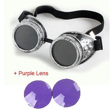 Load image into Gallery viewer, Steampunk Goggles Glasses Retro Welding SteamPunk Gothic Vitoriano Cosplay Goggles Flying LELINTA Eyewear Vintage Halloween
