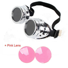 Load image into Gallery viewer, Steampunk Goggles Glasses Retro Welding SteamPunk Gothic Vitoriano Cosplay Goggles Flying LELINTA Eyewear Vintage Halloween