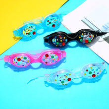 Load image into Gallery viewer, Steampunk Goggles Sunglasses For Swim Colorful  Rhinestone Oval Sun Glass Women UV400 Punk UV Protection Eyewear