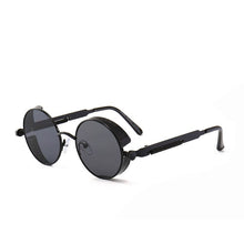 Load image into Gallery viewer, Steampunk Goggles Sunglasses Men Women  Round Sun Glasses For Ladies Retro Circle Vintage Male Female