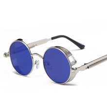 Load image into Gallery viewer, Steampunk Goggles Sunglasses Men Women  Round Sun Glasses For Ladies Retro Circle Vintage Male Female