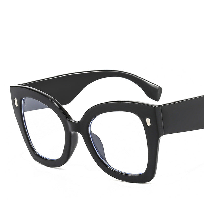 Steampunk Oversized Eyeglasses Women Blue Light Blocking Computer Glasses Men Goggle Big Eyewear Spectacle Frames