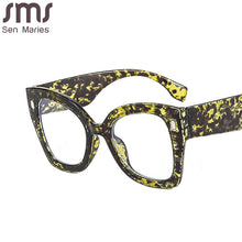 Load image into Gallery viewer, Steampunk Oversized Eyeglasses Women Blue Light Blocking Computer Glasses Men Goggle Big Eyewear Spectacle Frames