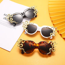 Load image into Gallery viewer, Steampunk Oversized Sunglasses Women Punk Animal Totem Sun Glasses Men UV400 Shades Retro Handmade Eyewear Gafas De Sol