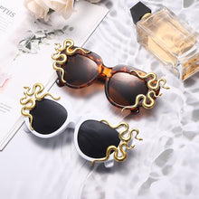 Load image into Gallery viewer, Steampunk Oversized Sunglasses Women Punk Animal Totem Sun Glasses Men UV400 Shades Retro Handmade Eyewear Gafas De Sol