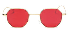 Load image into Gallery viewer, Steampunk Polygon Shape Sunglasses Women Men Vintage  Brand Designer Clear Lens Sun Glasses Hexagon Metal Frame Eyewear