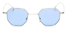 Load image into Gallery viewer, Steampunk Polygon Shape Sunglasses Women Men Vintage  Brand Designer Clear Lens Sun Glasses Hexagon Metal Frame Eyewear