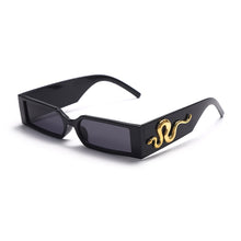 Load image into Gallery viewer, Steampunk Rectangle Sunglasses Men Vintage Small Square Sun Glasses Women Punk Shades Animal Totem UV400 Driving Eyewear