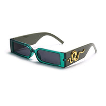 Load image into Gallery viewer, Steampunk Rectangle Sunglasses Men Vintage Small Square Sun Glasses Women Punk Shades Animal Totem UV400 Driving Eyewear
