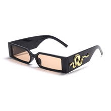 Load image into Gallery viewer, Steampunk Rectangle Sunglasses Men Vintage Small Square Sun Glasses Women Punk Shades Animal Totem UV400 Driving Eyewear