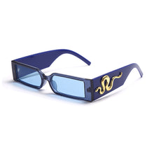 Load image into Gallery viewer, Steampunk Rectangle Sunglasses Men Vintage Small Square Sun Glasses Women Punk Shades Animal Totem UV400 Driving Eyewear