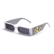 Load image into Gallery viewer, Steampunk Rectangle Sunglasses Men Vintage Small Square Sun Glasses Women Punk Shades Animal Totem UV400 Driving Eyewear