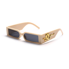 Load image into Gallery viewer, Steampunk Rectangle Sunglasses Men Vintage Small Square Sun Glasses Women Punk Shades Animal Totem UV400 Driving Eyewear