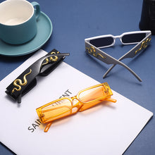 Load image into Gallery viewer, Steampunk Rectangle Sunglasses Men Vintage Small Square Sun Glasses Women Punk Shades Animal Totem UV400 Driving Eyewear