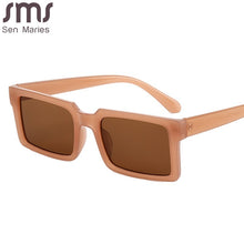 Load image into Gallery viewer, Steampunk Rectangle Sunglasses Women Men Vintage Sun Glasses Men Small Frames Retro Eyeglasses Punk Eyewear UV400