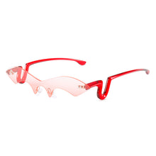 Load image into Gallery viewer, Steampunk Rimless Sunglasses Punk Small Irregular Sun Glasses Men UV400 Shades Goggles Eyewear Gafas De Sol