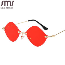 Load image into Gallery viewer, Steampunk Rimless Sunglasses Women Men Vintage Sun Glasses Men  Brand Small Frames Retro Eyeglasses Punk Eyewear UV400