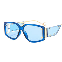Load image into Gallery viewer, Steampunk Rivet Square Sunglasses 2023 Women Men Colorfuls Shades Glasses Lady  Brand Mirror Metal Eyewear UV400