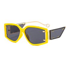 Load image into Gallery viewer, Steampunk Rivet Square Sunglasses 2023 Women Men Colorfuls Shades Glasses Lady  Brand Mirror Metal Eyewear UV400