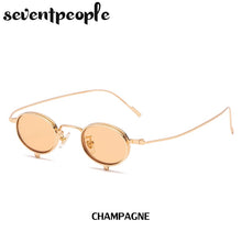 Load image into Gallery viewer, Steampunk Round Flip Up Sunglasses Men 2023 Retro Small Frame Sun Glasses for Women Vintage Oval Shades Eyewear UV400 Unisex