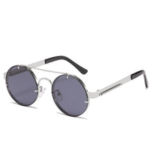 Load image into Gallery viewer, Steampunk Round Metal Frame Sunglasses Men Women Brand Designers Outdoor Sports Driving Fishing Glasses Party Glasses UV400