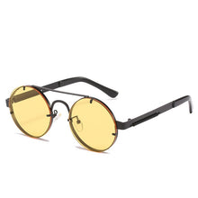 Load image into Gallery viewer, Steampunk Round Metal Frame Sunglasses Men Women Brand Designers Outdoor Sports Driving Fishing Glasses Party Glasses UV400