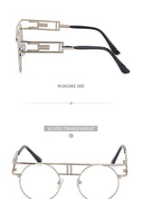 Load image into Gallery viewer, Steampunk Round Sunglasses 2023 Trendy Retro Metal Frame Sun Glasses  Brand Designer Eyewear UV400 Lunettes Gafas De Sol