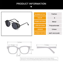Load image into Gallery viewer, Steampunk Round Sunglasses Brand Design Men Women Vintage Metal Punk Sun glasses UV400 Shades Eyewear