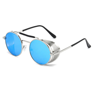 Steampunk Round Sunglasses Brand Design Men Women Vintage Metal Punk Sun glasses UV400 Shades Eyewear