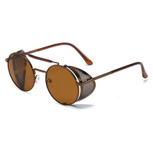 Load image into Gallery viewer, Steampunk Round Sunglasses Brand Design Men Women Vintage Metal Punk Sun glasses UV400 Shades Eyewear