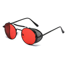 Load image into Gallery viewer, Steampunk Round Sunglasses Brand Design Men Women Vintage Metal Punk Sun glasses UV400 Shades Eyewear