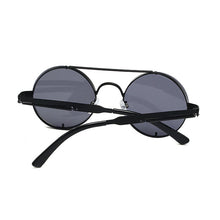 Load image into Gallery viewer, Steampunk Round Sunglasses Brand Design Men Women Vintage Metal Punk Sun glasses UV400 Shades