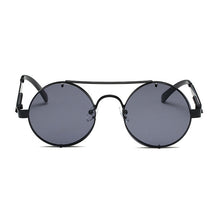 Load image into Gallery viewer, Steampunk Round Sunglasses Brand Design Men Women Vintage Metal Punk Sun glasses UV400 Shades