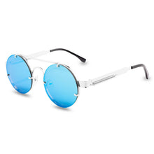 Load image into Gallery viewer, Steampunk Round Sunglasses Brand Design Men Women Vintage Metal Punk Sun glasses UV400 Shades