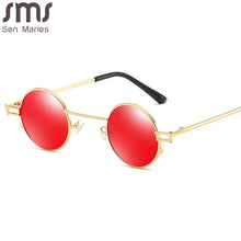 Load image into Gallery viewer, Steampunk Round Sunglasses Women Men  Brand Designer Sun Glasses Men Big Frames Retro Small Frames Eyeglasses Punk Eyewear