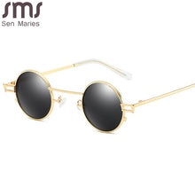 Load image into Gallery viewer, Steampunk Round Sunglasses Women Men  Brand Designer Sun Glasses Men Big Frames Retro Small Frames Eyeglasses Punk Eyewear