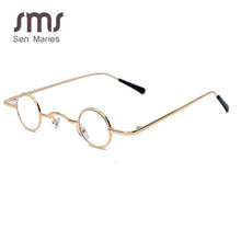 Load image into Gallery viewer, Steampunk Small Sunglasses Women Vintage Retro Round Mirror Sun Glasses Men Unique Eyeglasses  Brand Eyewear UV400 oculos