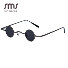 Load image into Gallery viewer, Steampunk Small Sunglasses Women Vintage Retro Round Mirror Sun Glasses Men Unique Eyeglasses  Brand Eyewear UV400 oculos