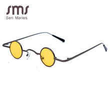 Load image into Gallery viewer, Steampunk Small Sunglasses Women Vintage Retro Round Mirror Sun Glasses Men Unique Eyeglasses  Brand Eyewear UV400 oculos