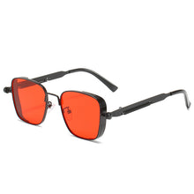 Load image into Gallery viewer, Steampunk Square Sunglasses Brand Design Men Women Vintage Metal Punk Sun glasses UV400 Shades