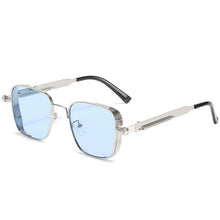 Load image into Gallery viewer, Steampunk Square Sunglasses Brand Design Men Women Vintage Metal Punk Sun glasses UV400 Shades
